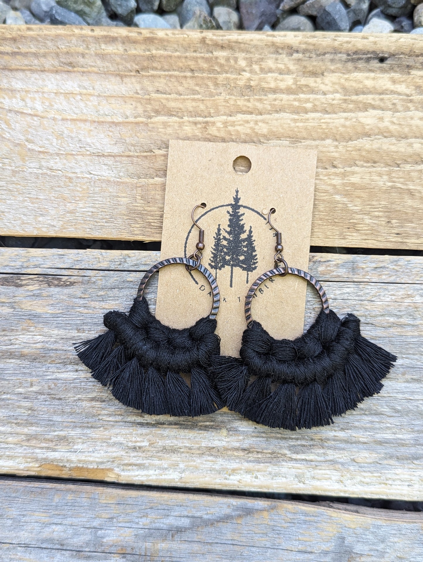 Standard Round Macrame Earrings