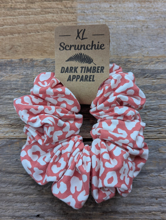 XL Scrunchie - Pink Leopard