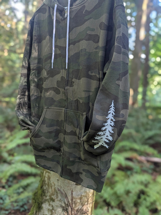 Camo Zip-up