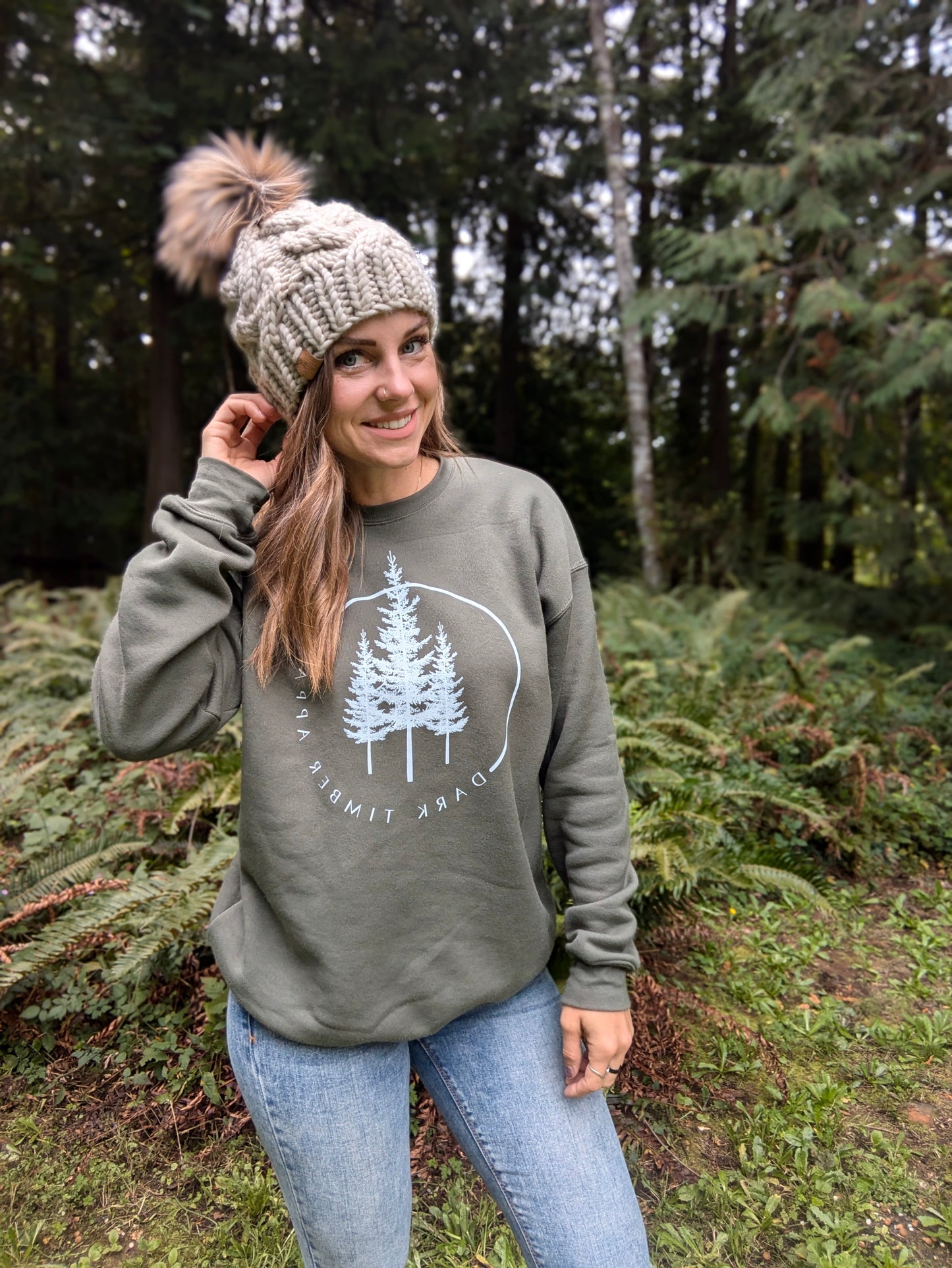 Knit Cable Beanie - Cream