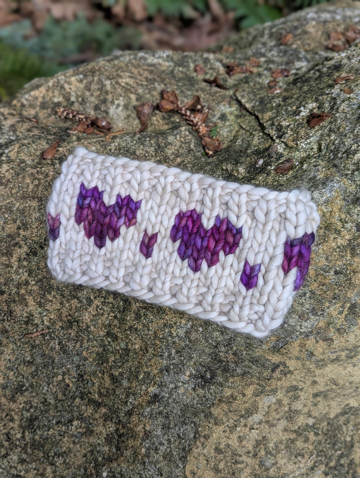 Heart Headband - Purple - Toddler