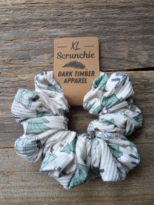 XL Scrunchie - White Christmas