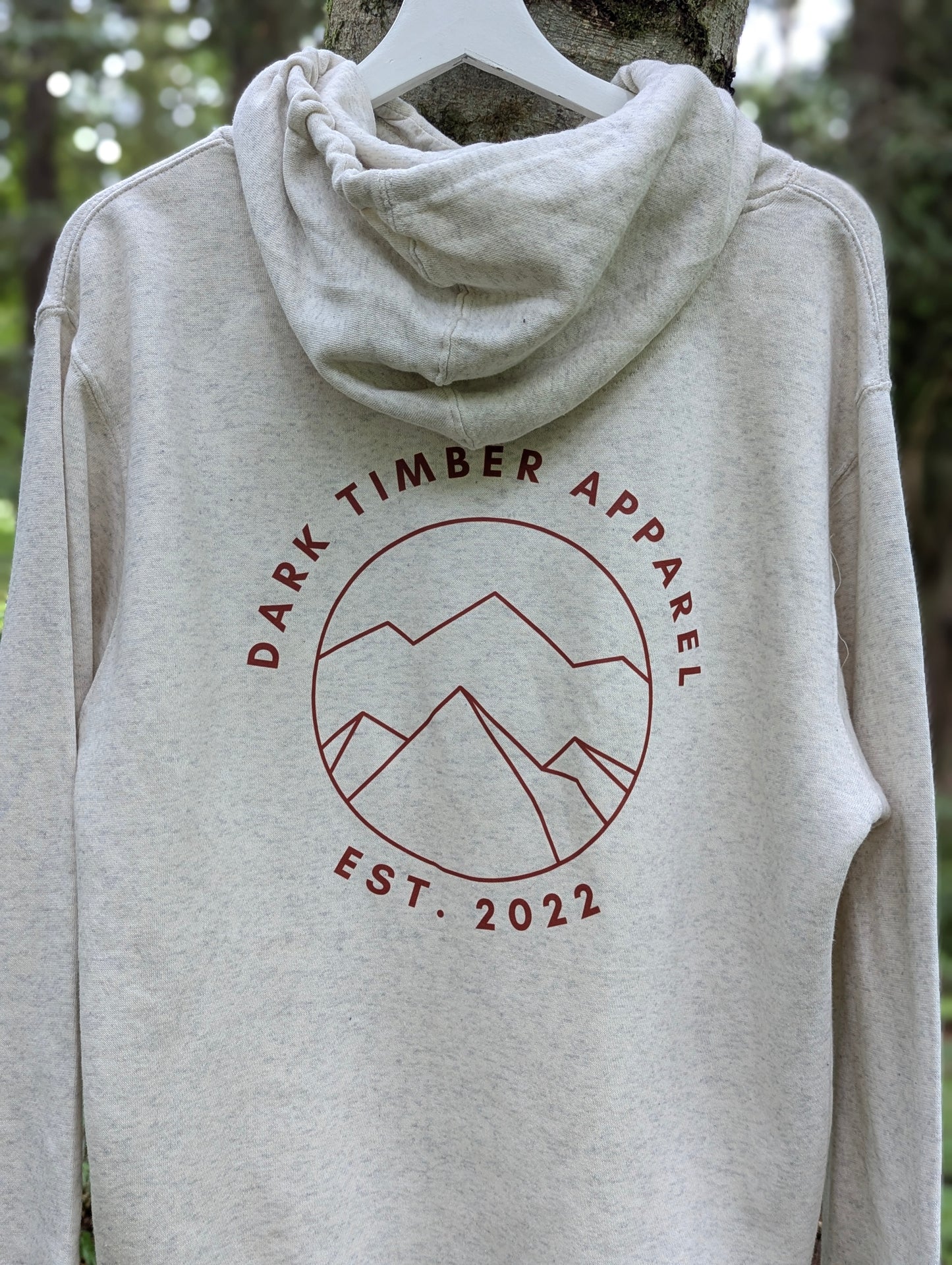 Cream with Burnt Orange DTA Hoodie