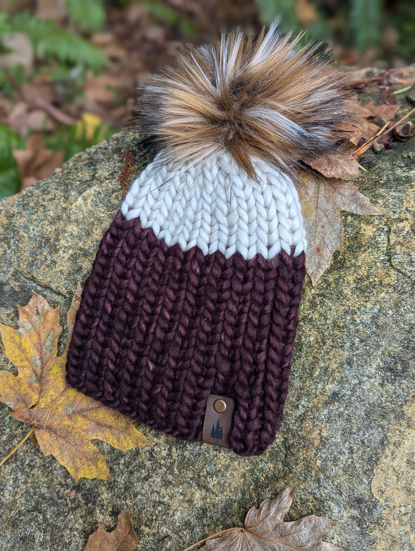 Knit Nokhu Beanie - Mahogany