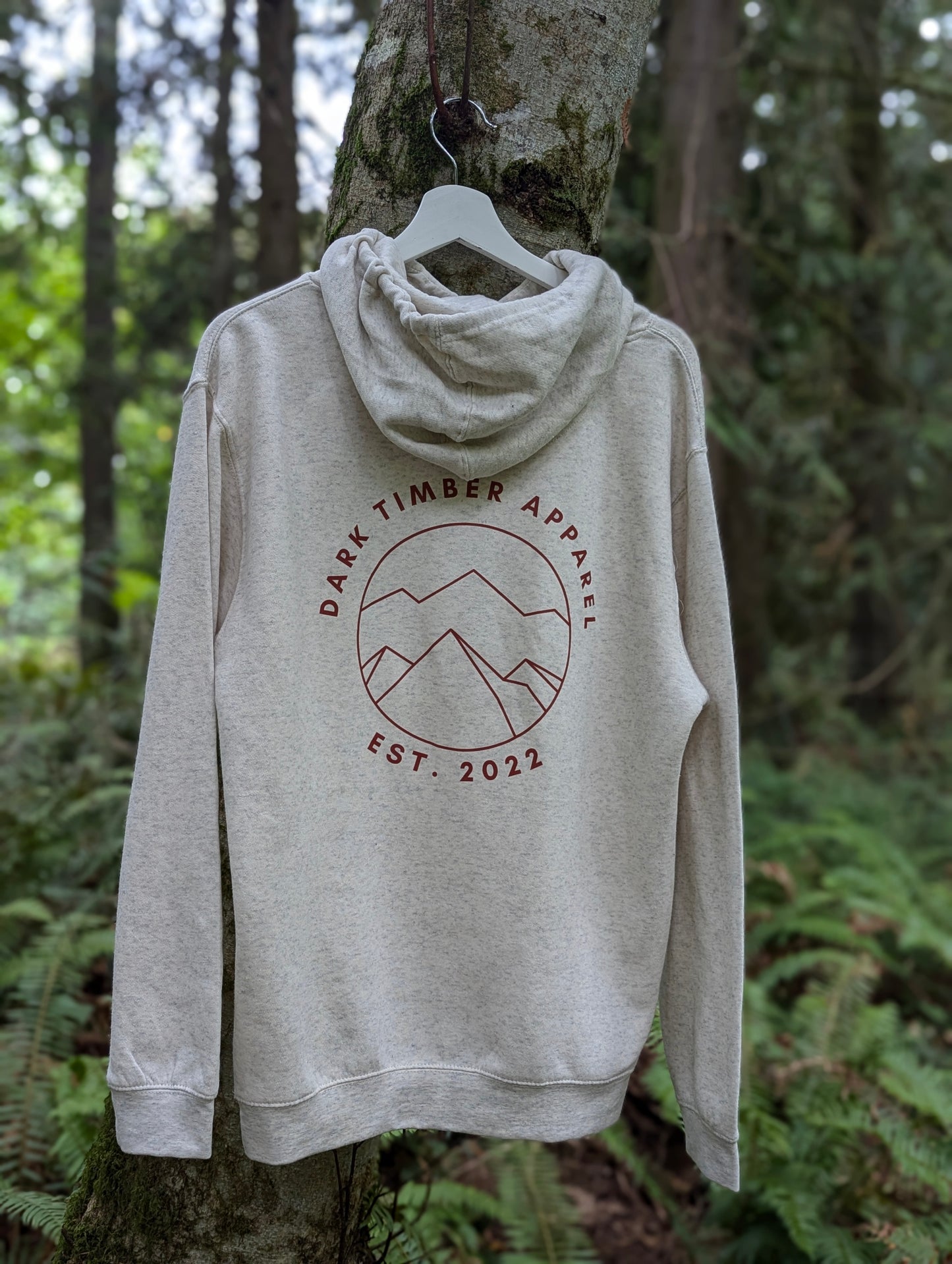 Cream with Burnt Orange DTA Hoodie