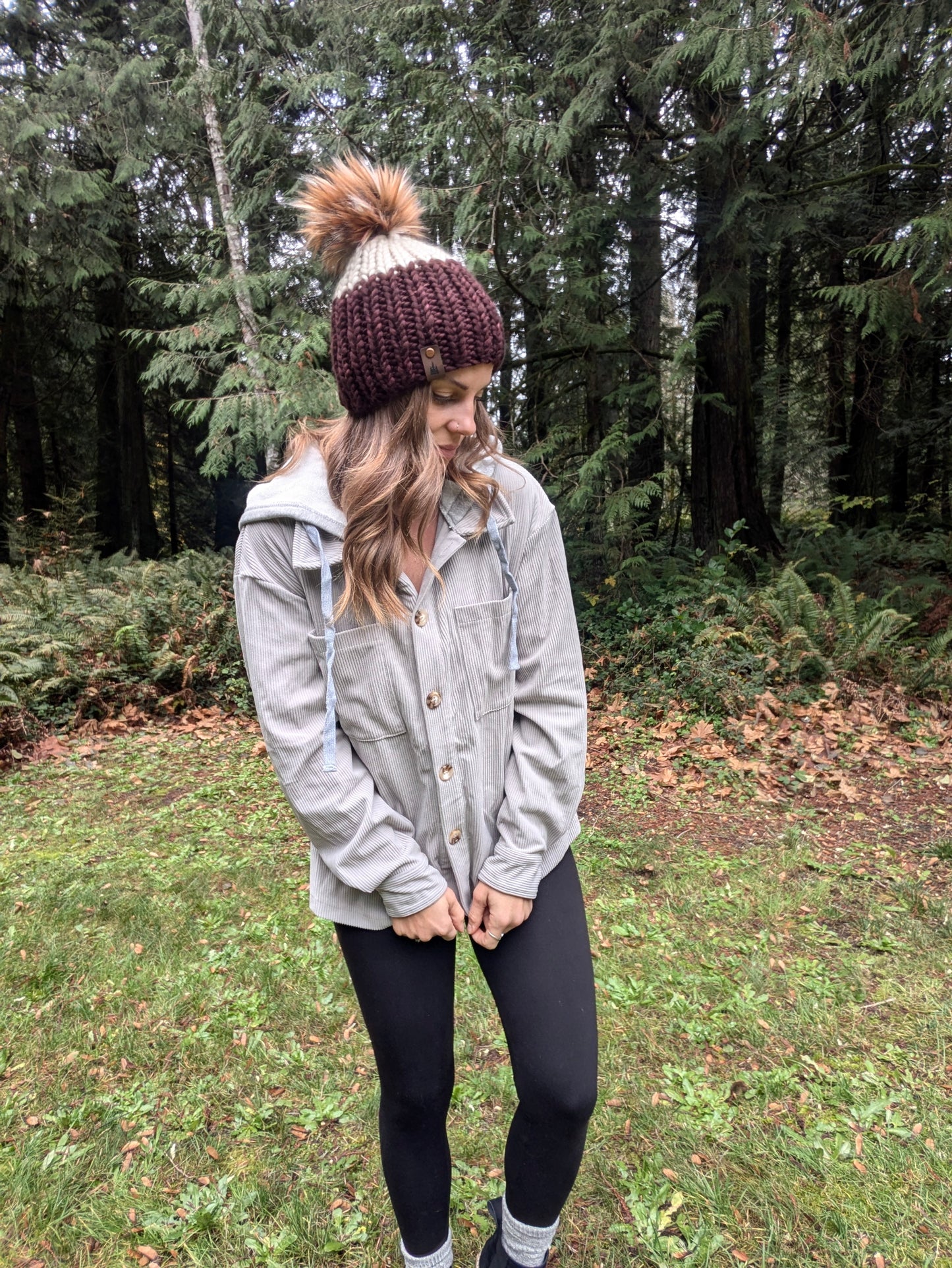 Knit Nokhu Beanie - Mahogany