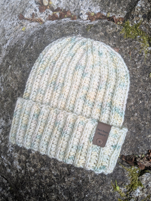 Lonesome Highway - Hand Dyed cream/green