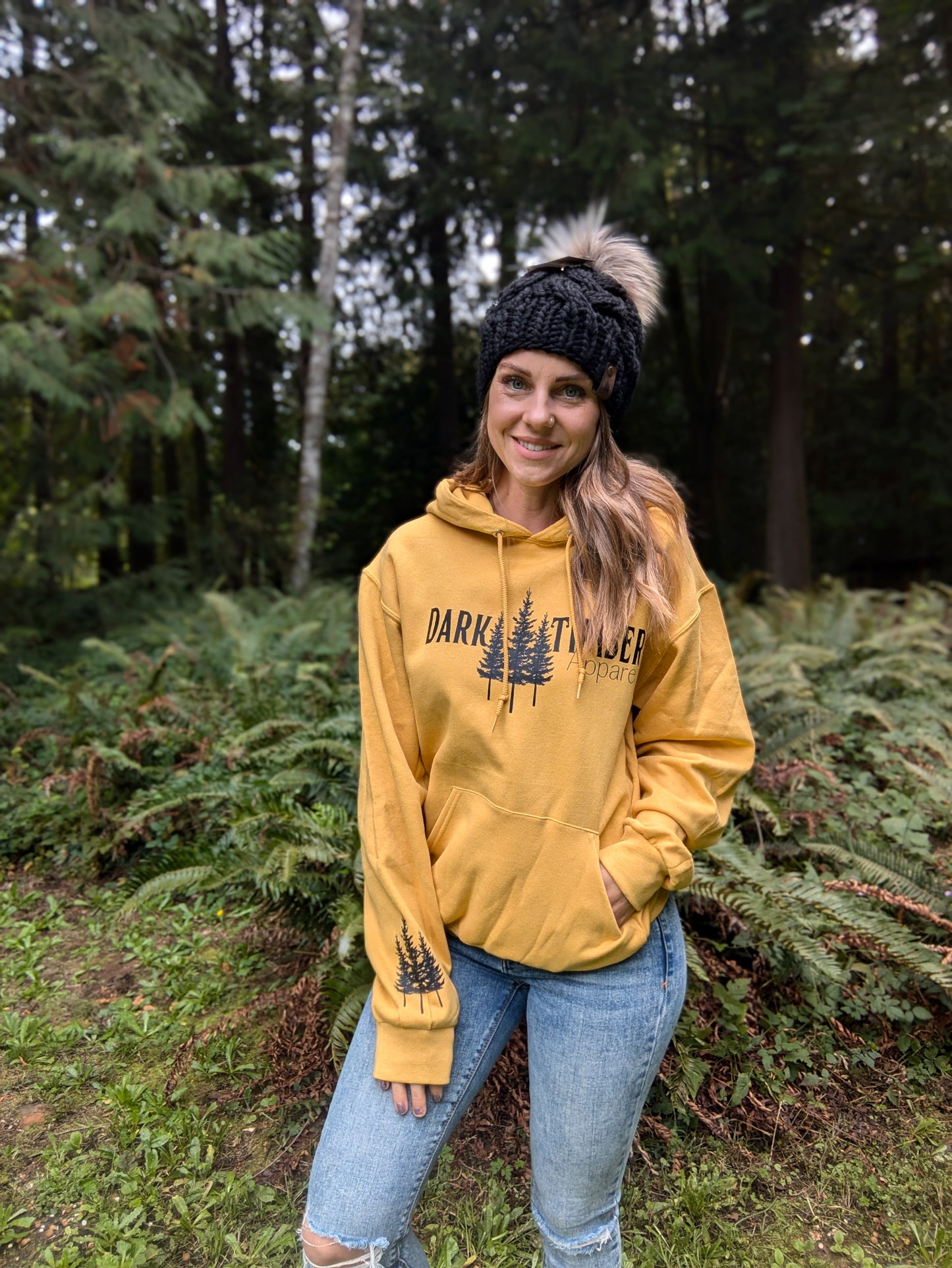 Knit Cable Beanie Black