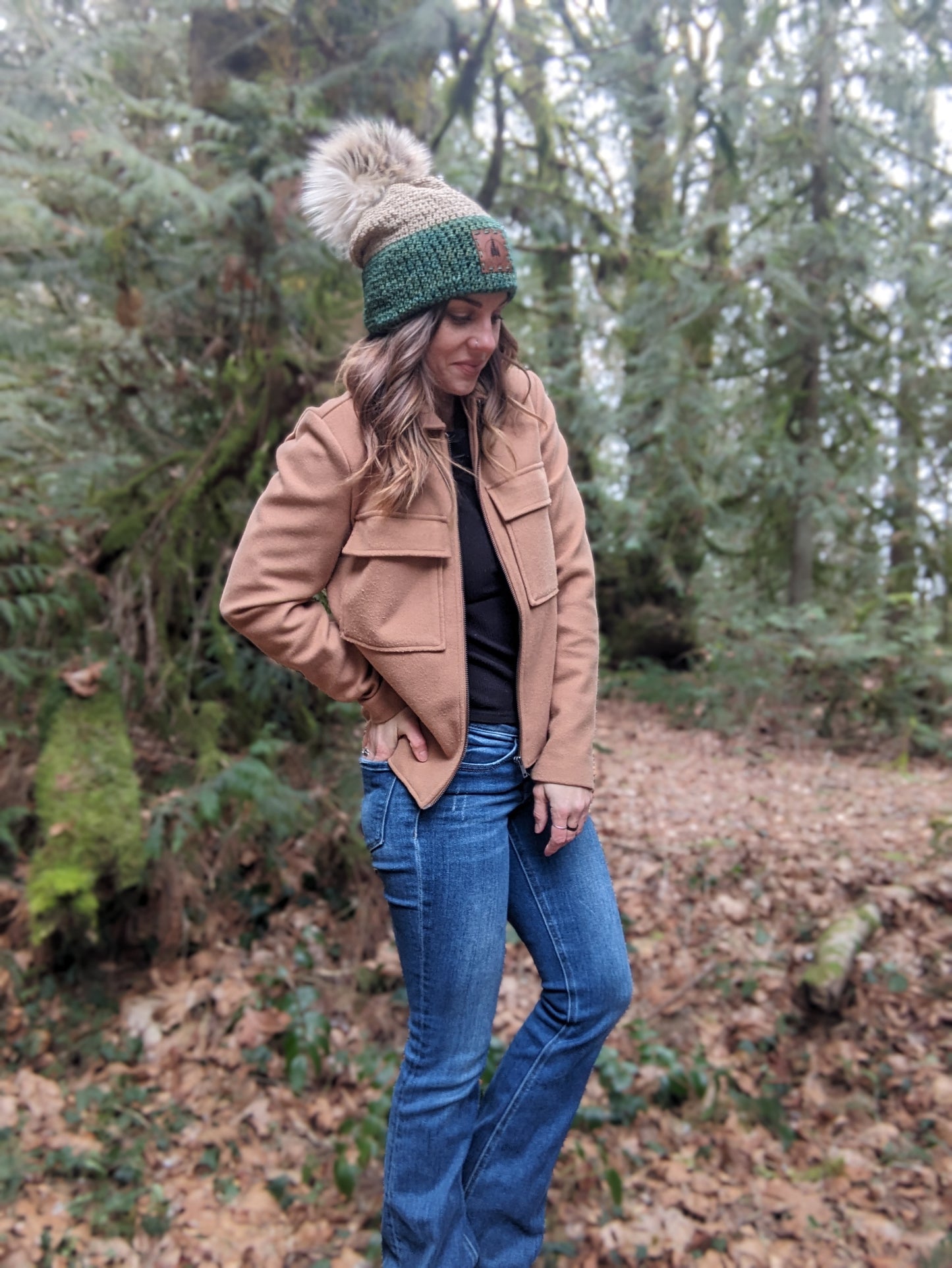 Double Brim Boxwood Double Brim -- Two Toned