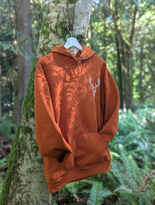 Orange Deer Hoodie