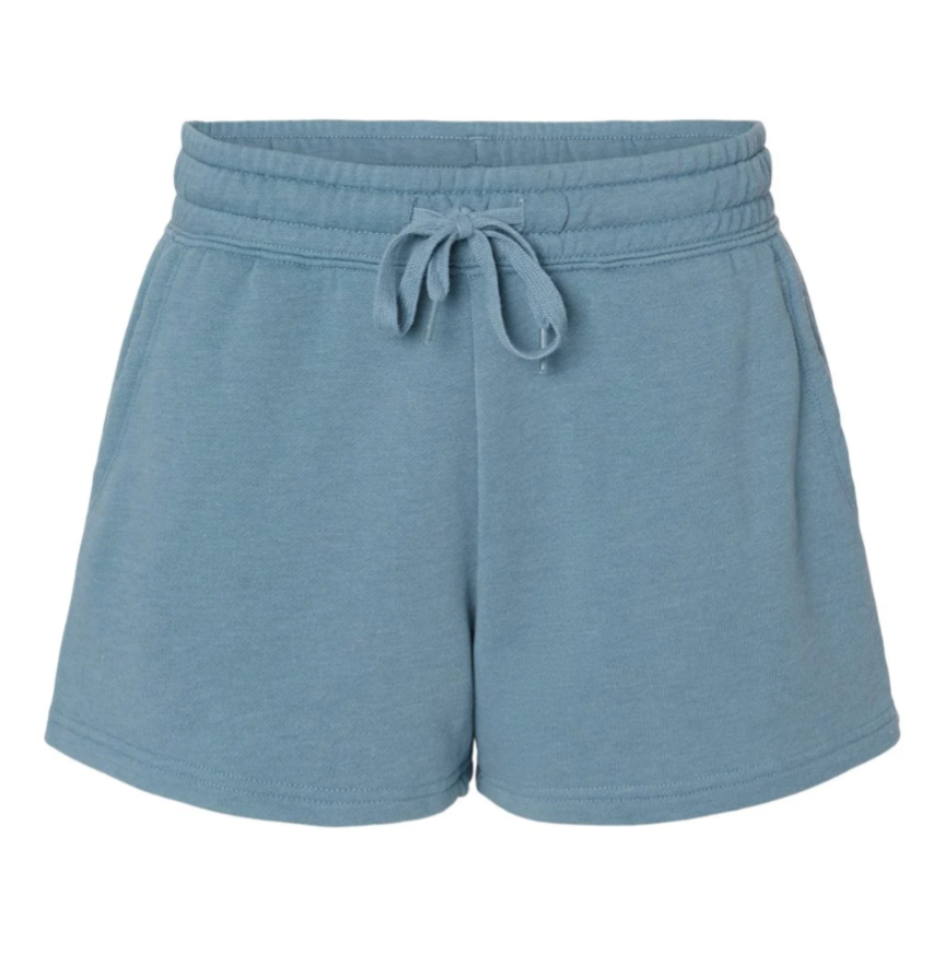 Misty Blue Lounge Set - Shorts