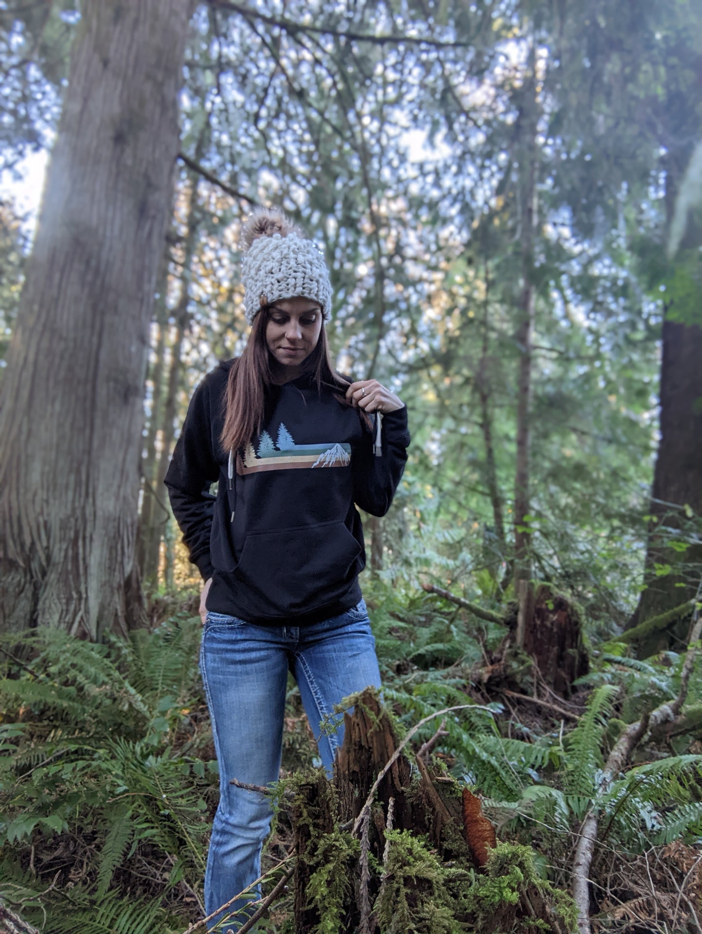 Trees and Mountain Hoodie
