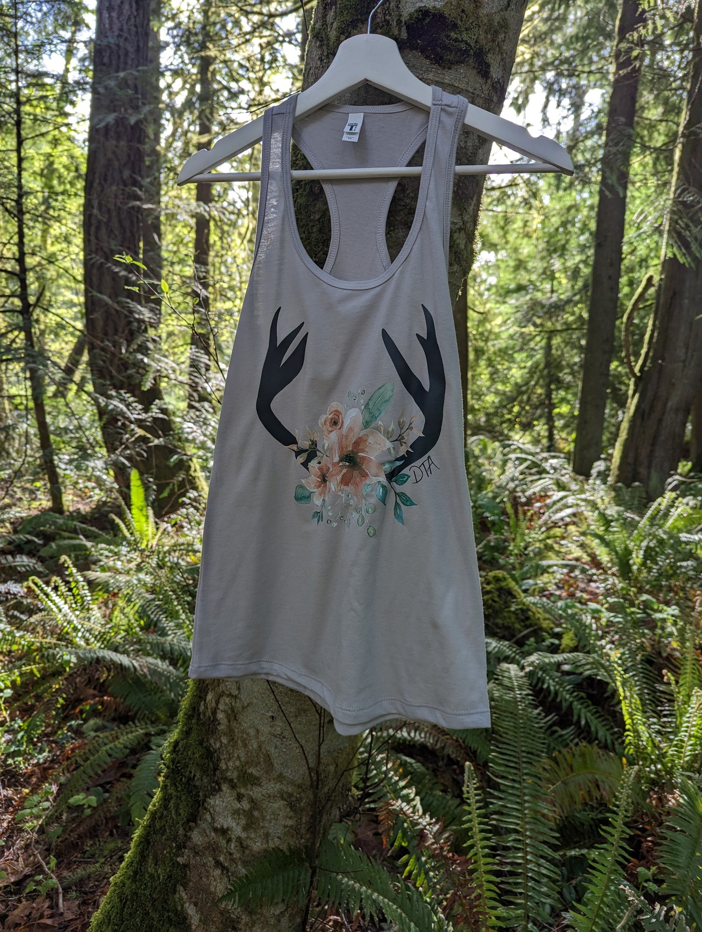 Floral Antler Tank