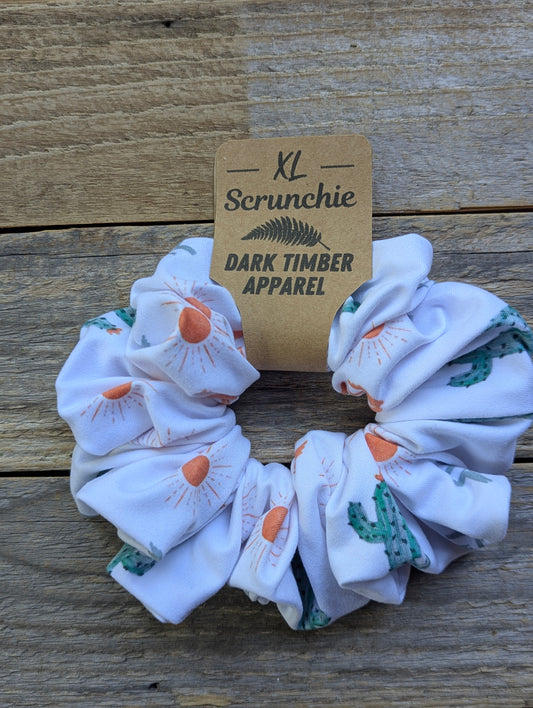 XL Scrunchie - Cactus and Sunshine