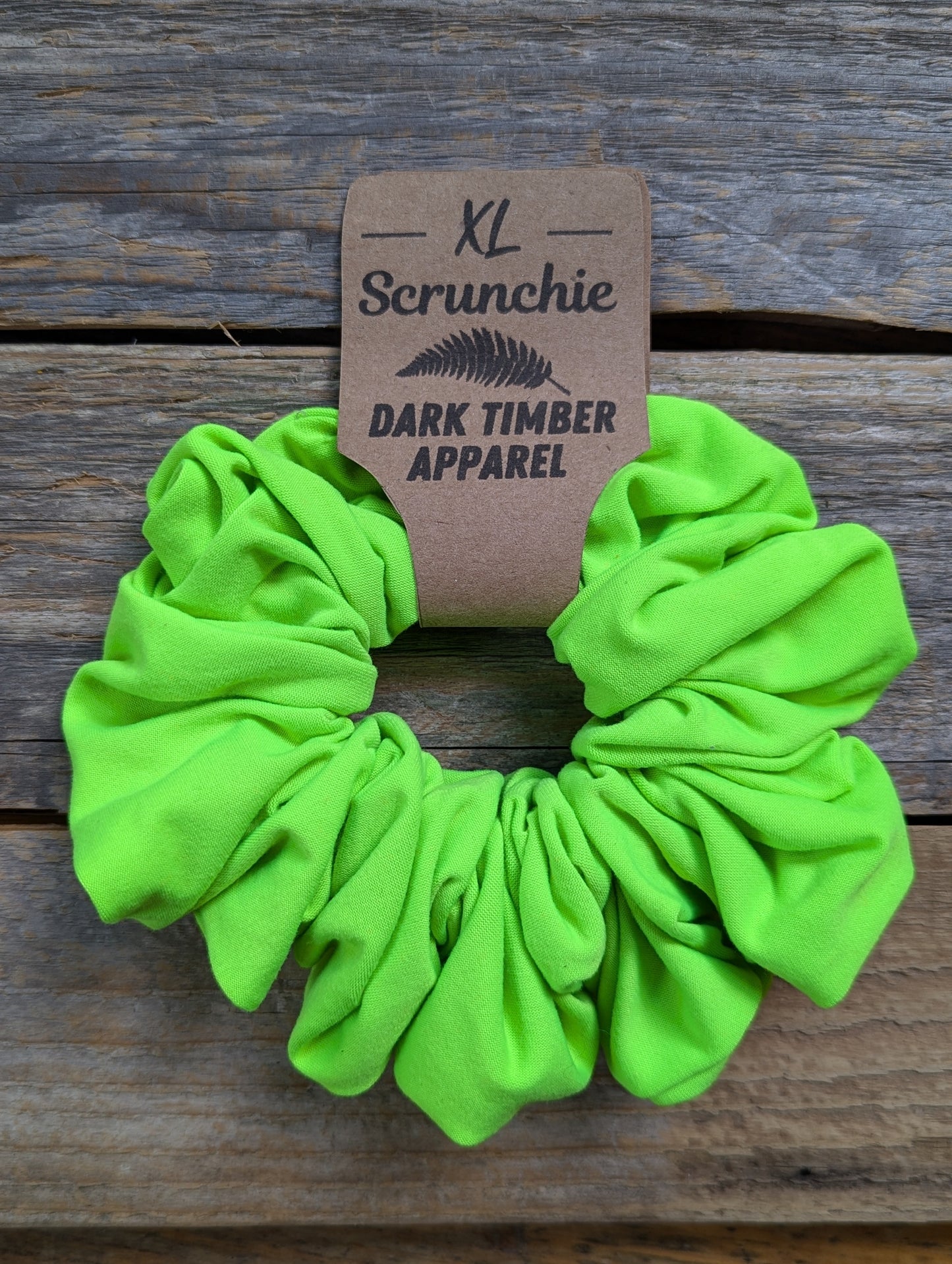 XL Scrunchie - Neon Green