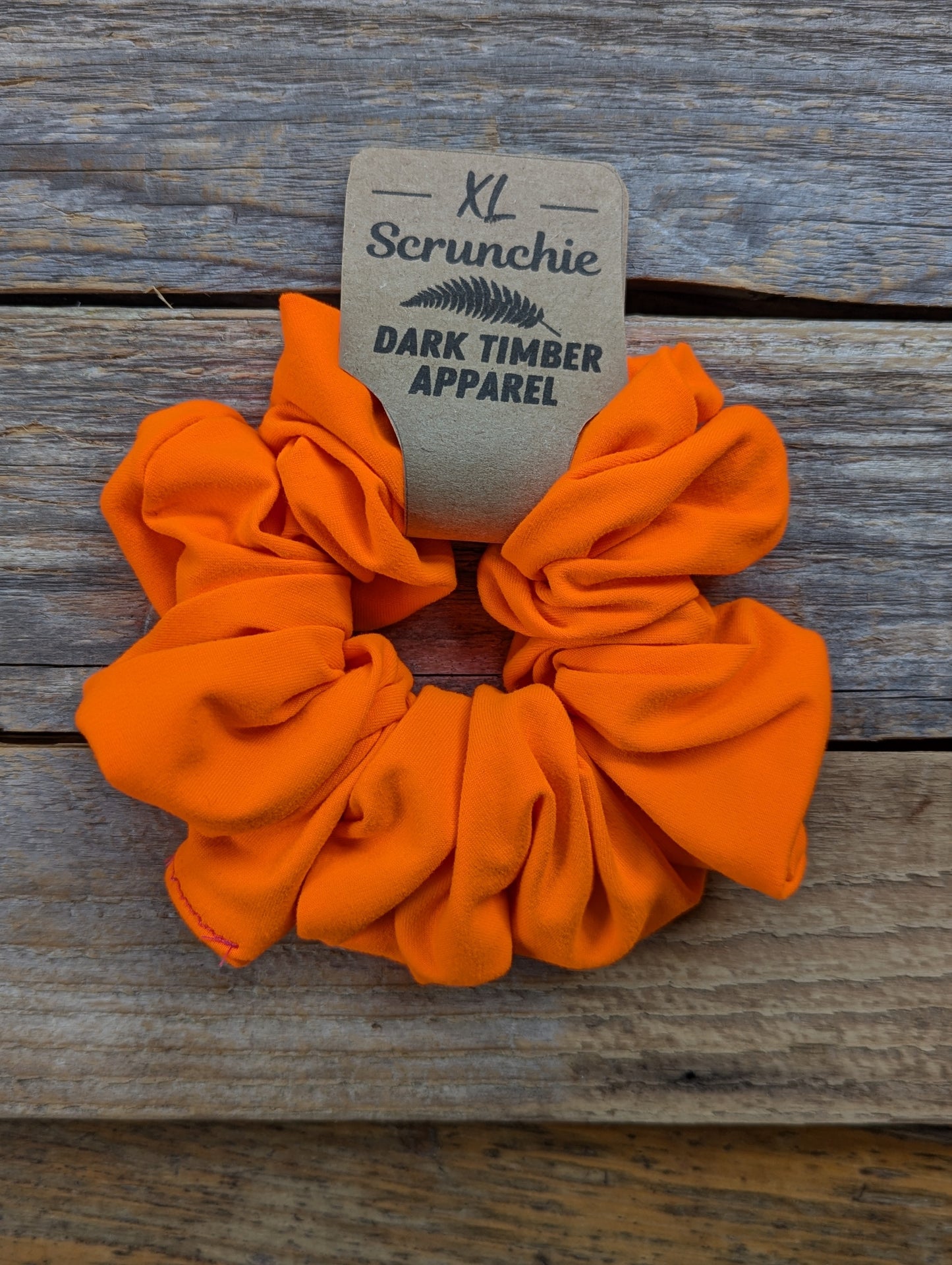 XL Scrunchie - Neon Orange