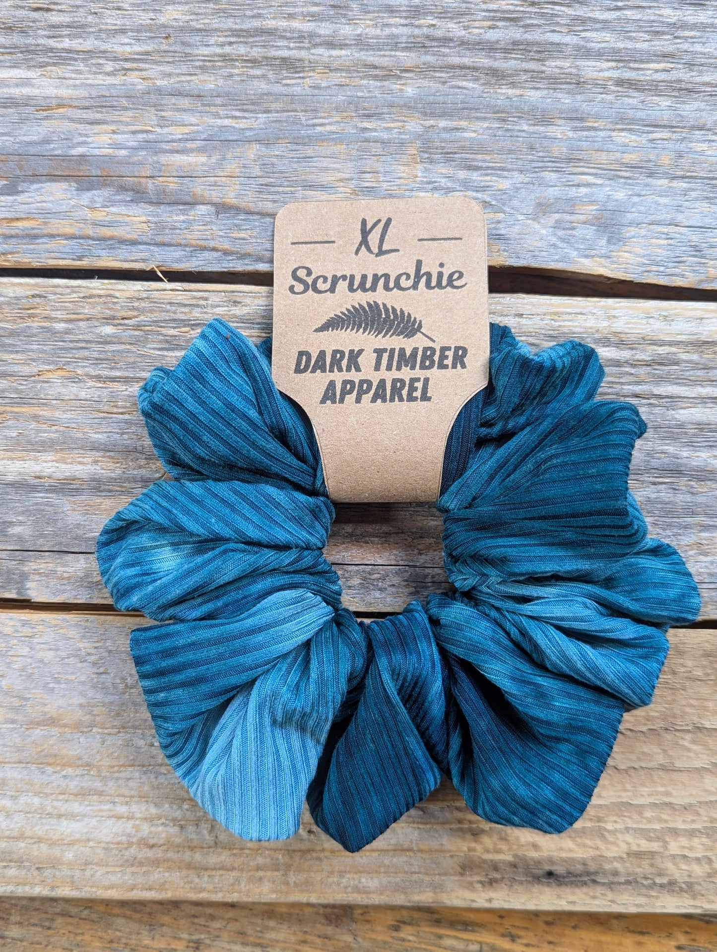 XL Scrunchie - Dark Blue Tie Dye