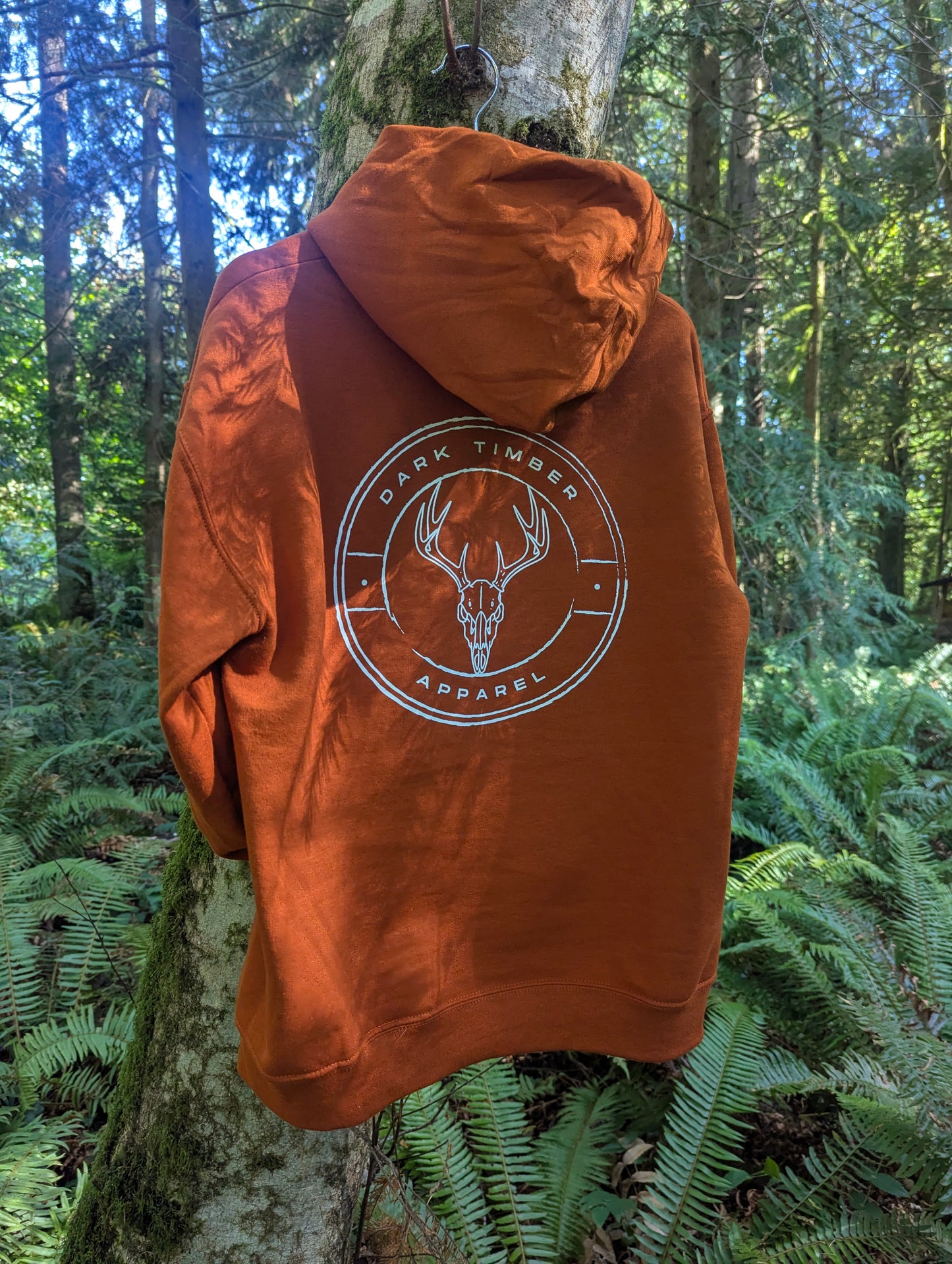 Orange Deer Hoodie