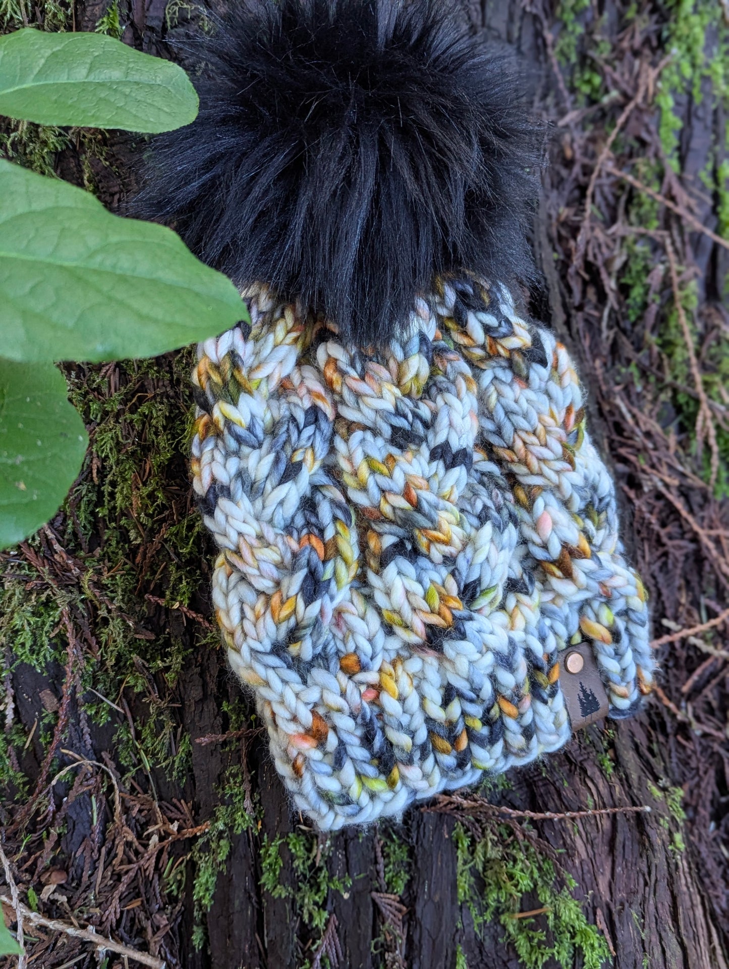 Knit Cable Beanie - Multicolor