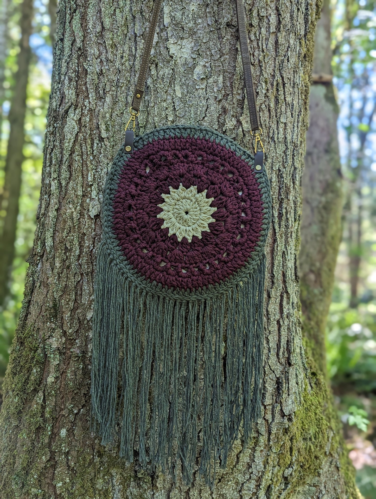 Boho Crochet Purse - Multi Colored