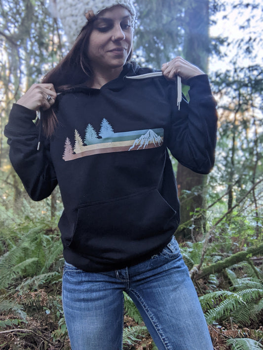 Trees and Mountain Hoodie